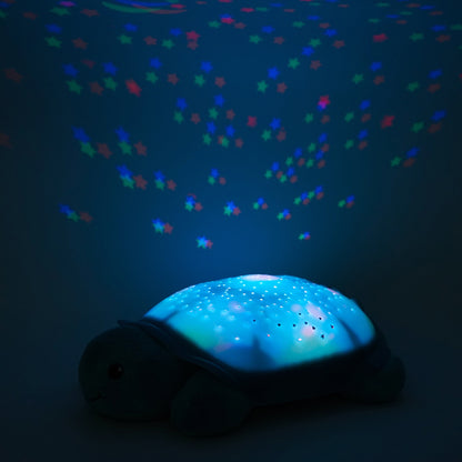 Twinkling Twilight Turtle - Aqua Star Projector Nightlight with Soothing Sounds-Cloud B®-Do-Gree Generations