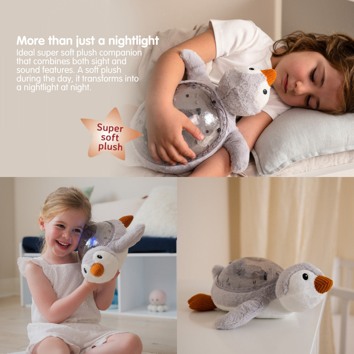 Cloud b -Tortue tranquille | Veilleuse Projecteur Apaisant Aqua