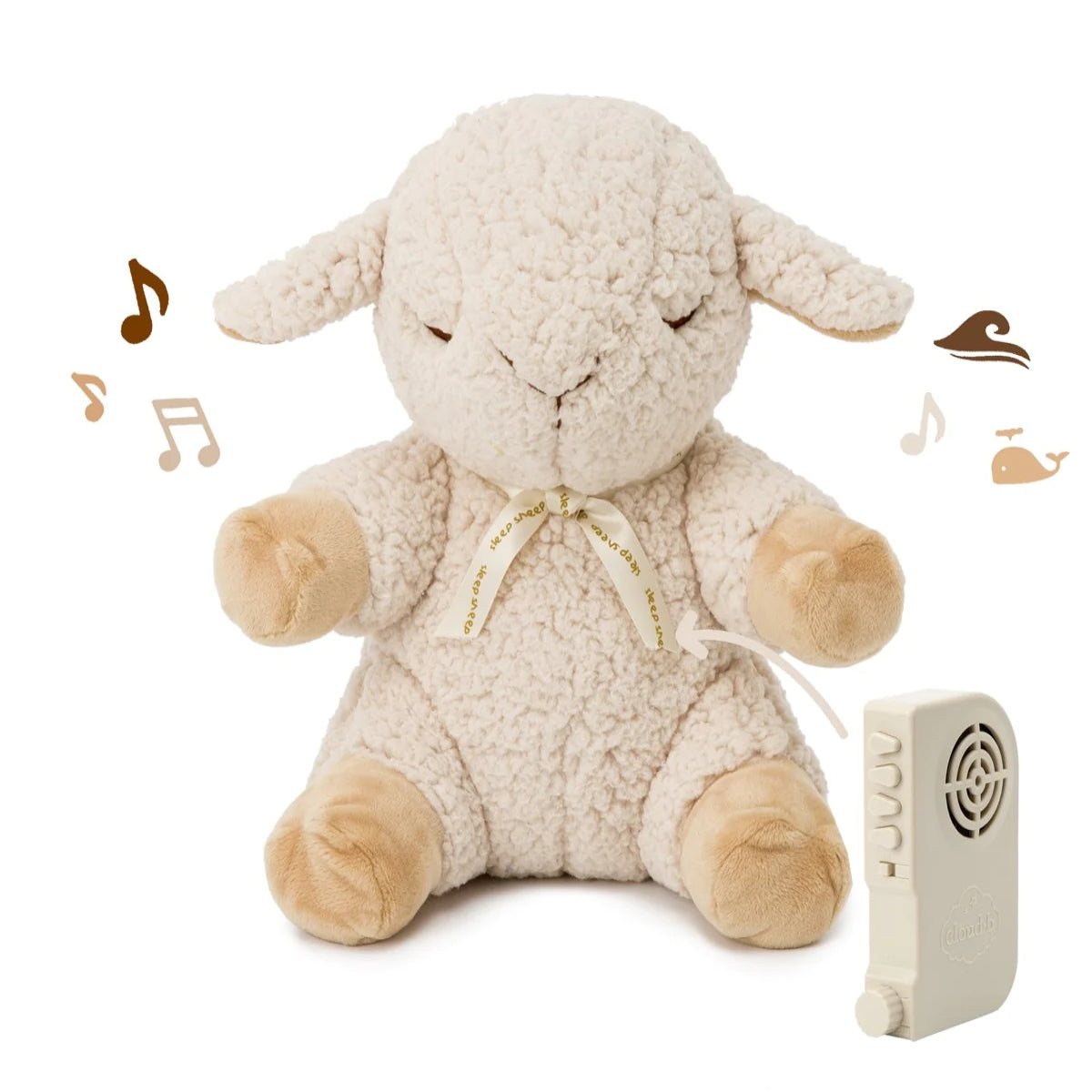 Machine à sons apaisante en peluche Sleep Sheep® 8 sons