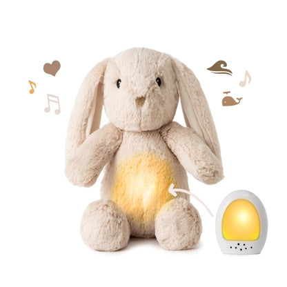 LoveLight™Buddies - Machine à sons apaisante multi-sensorielle en peluche itinérante Billy Bunny