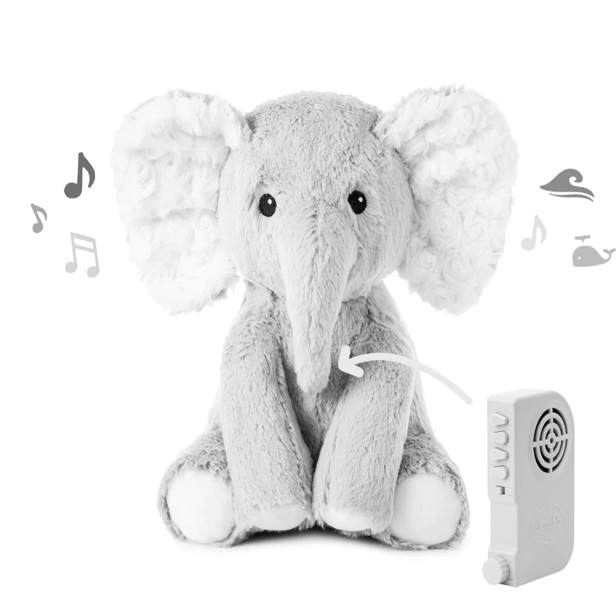 Machine sonore apaisante en peluche Elliot The Elephant™