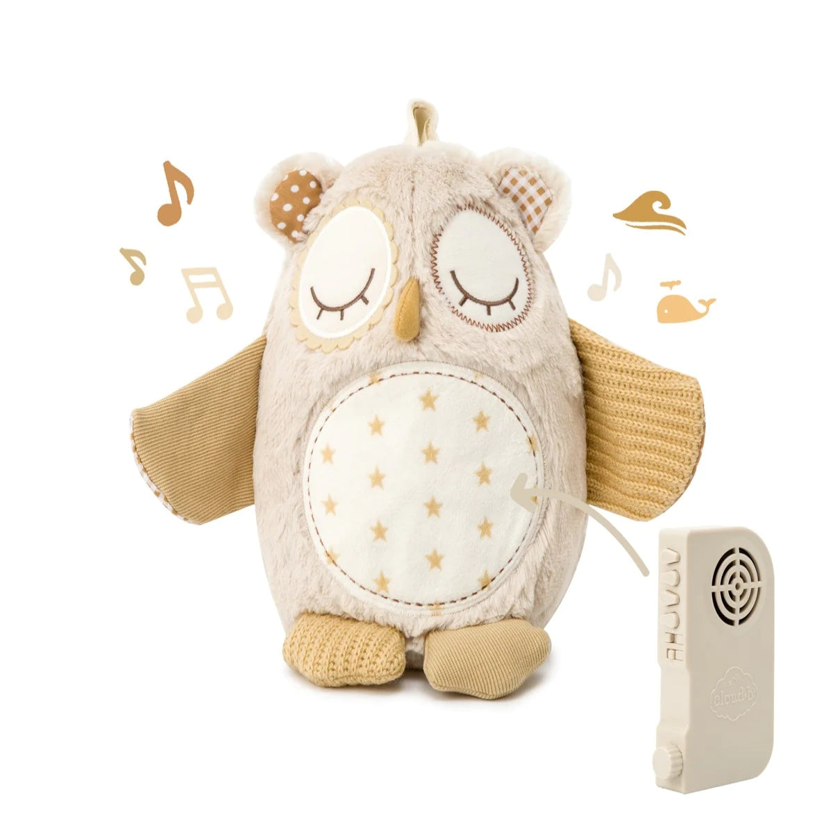 Nighty Night Owl™ Smart Sensor® Machine sonore apaisante en peluche
