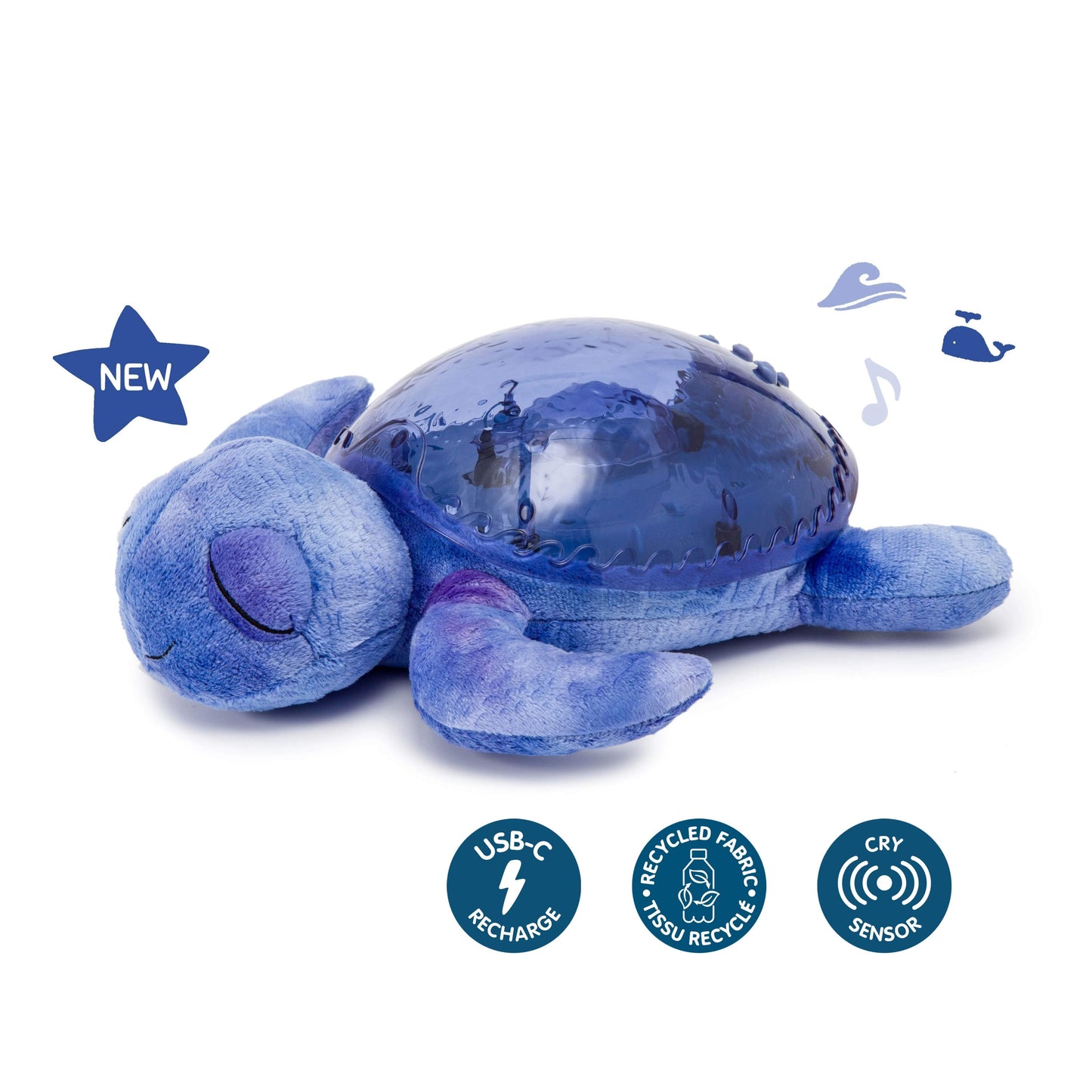 Cloud b -Tortue tranquille | Veilleuse Projecteur Apaisant Aqua