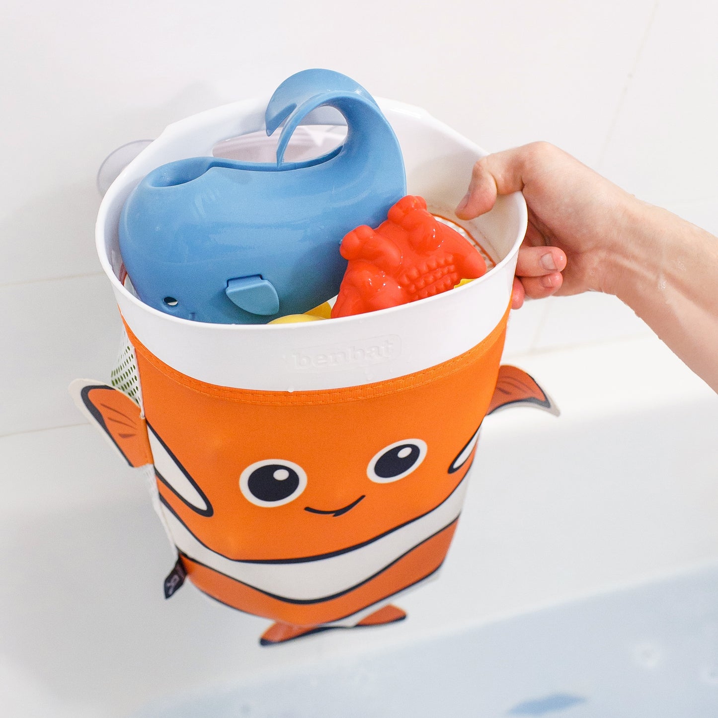 Benbat - Scoop & Store Bath Toy Organizer Captain Nemo