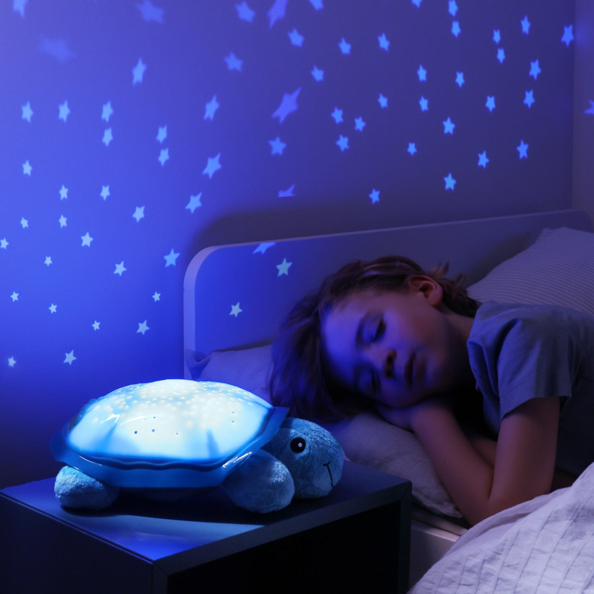 Twilight Turtle - Projecting Night Light Blue