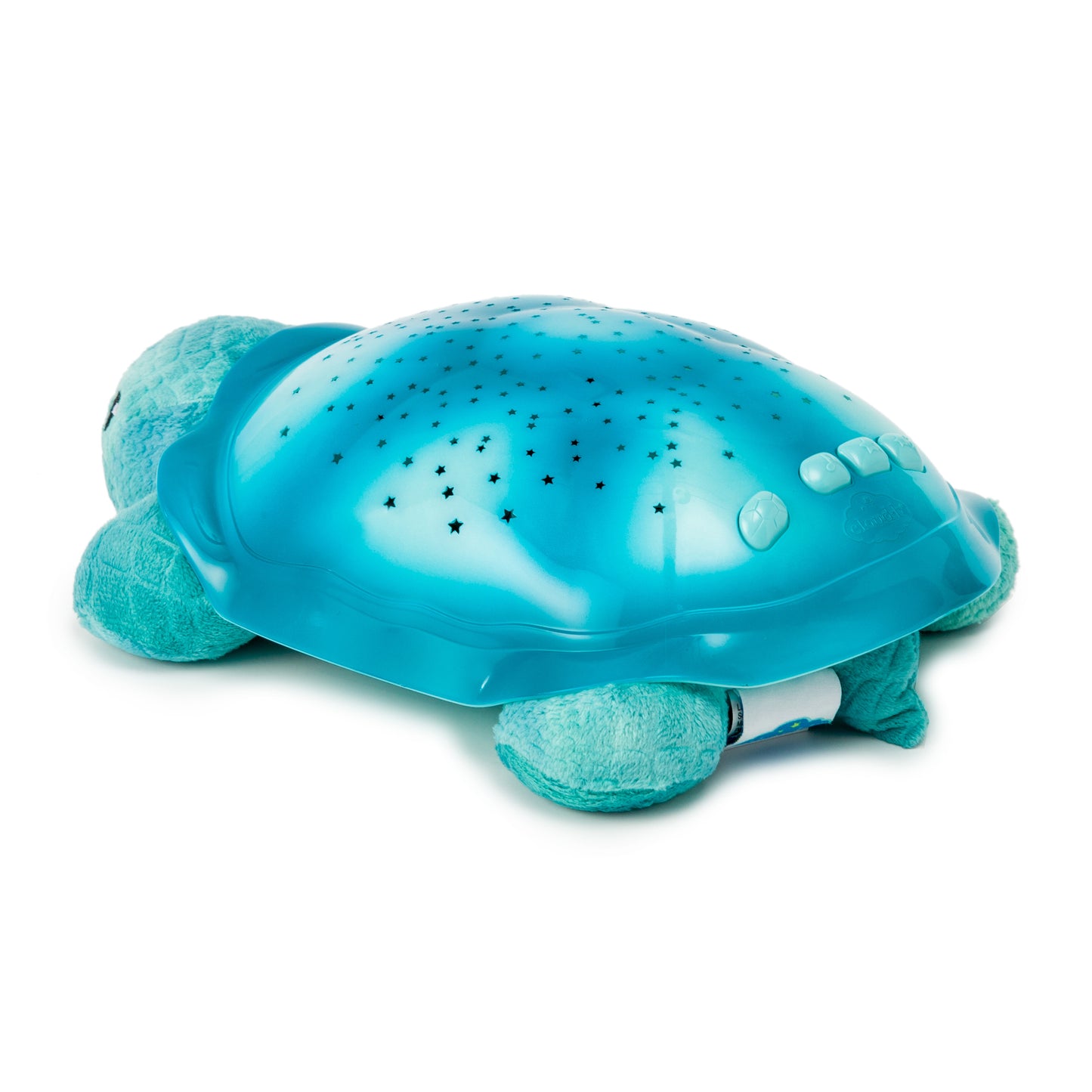 Twinkling Twilight Turtle - Aqua Star Projector Nightlight with Soothing Sounds