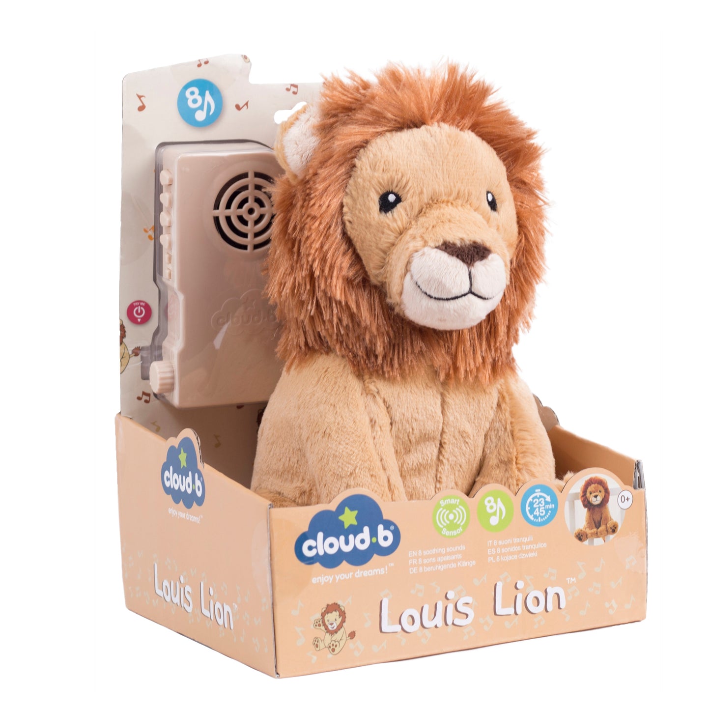 Louis The Lion - Smart Sensor Soothing Sound Machine-Cloud B-Do-Gree Generations