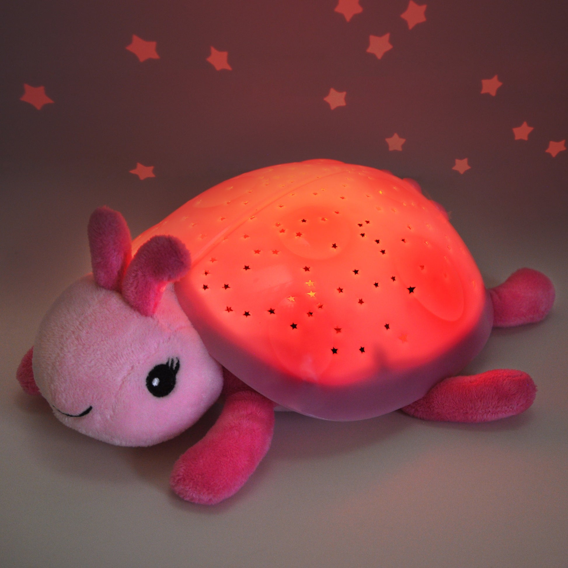 Twilight Ladybug - Projecting Night Light Pink-Cloud B-Do-Gree Generations