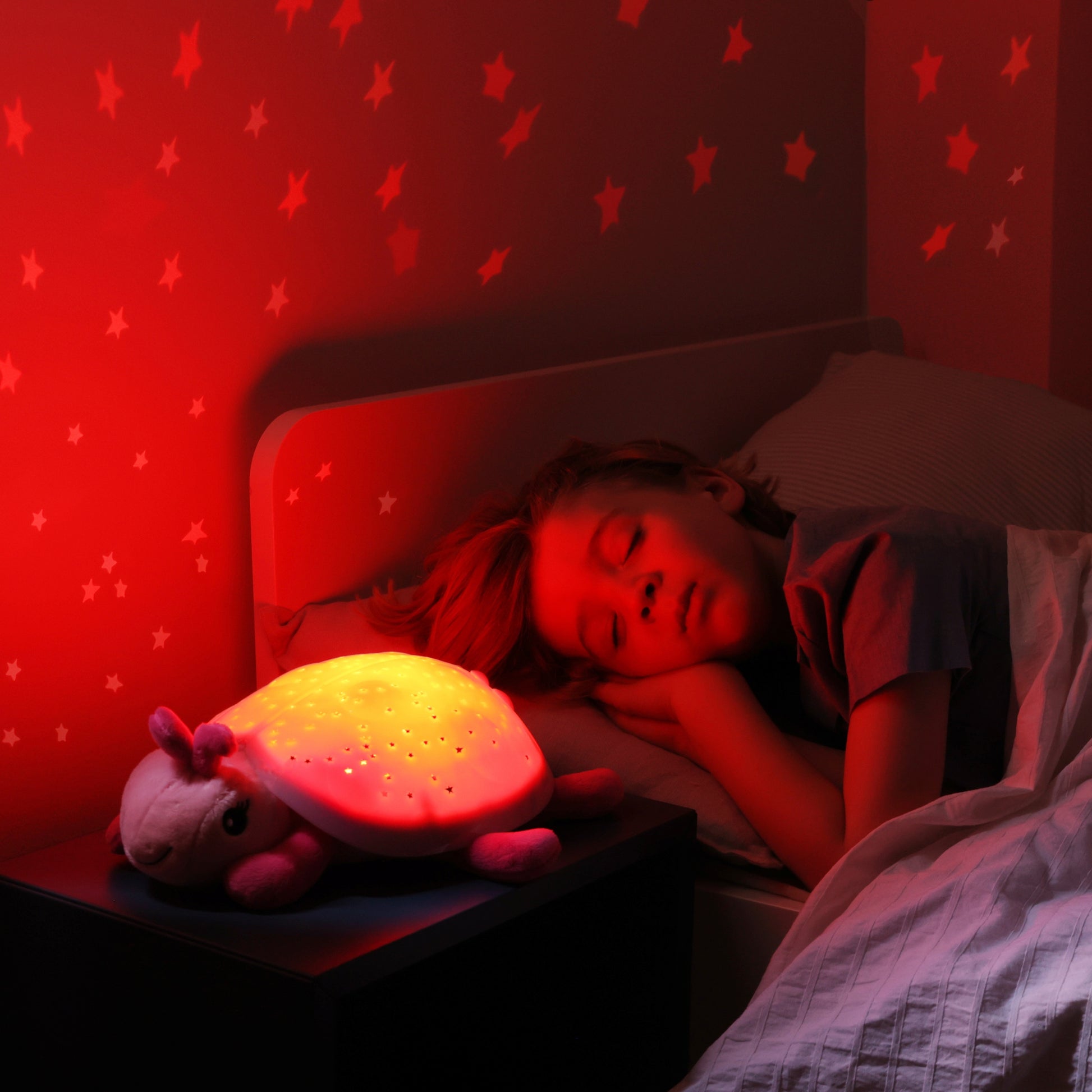 Twilight Ladybug - Projecting Night Light Pink-Cloud B-Do-Gree Generations