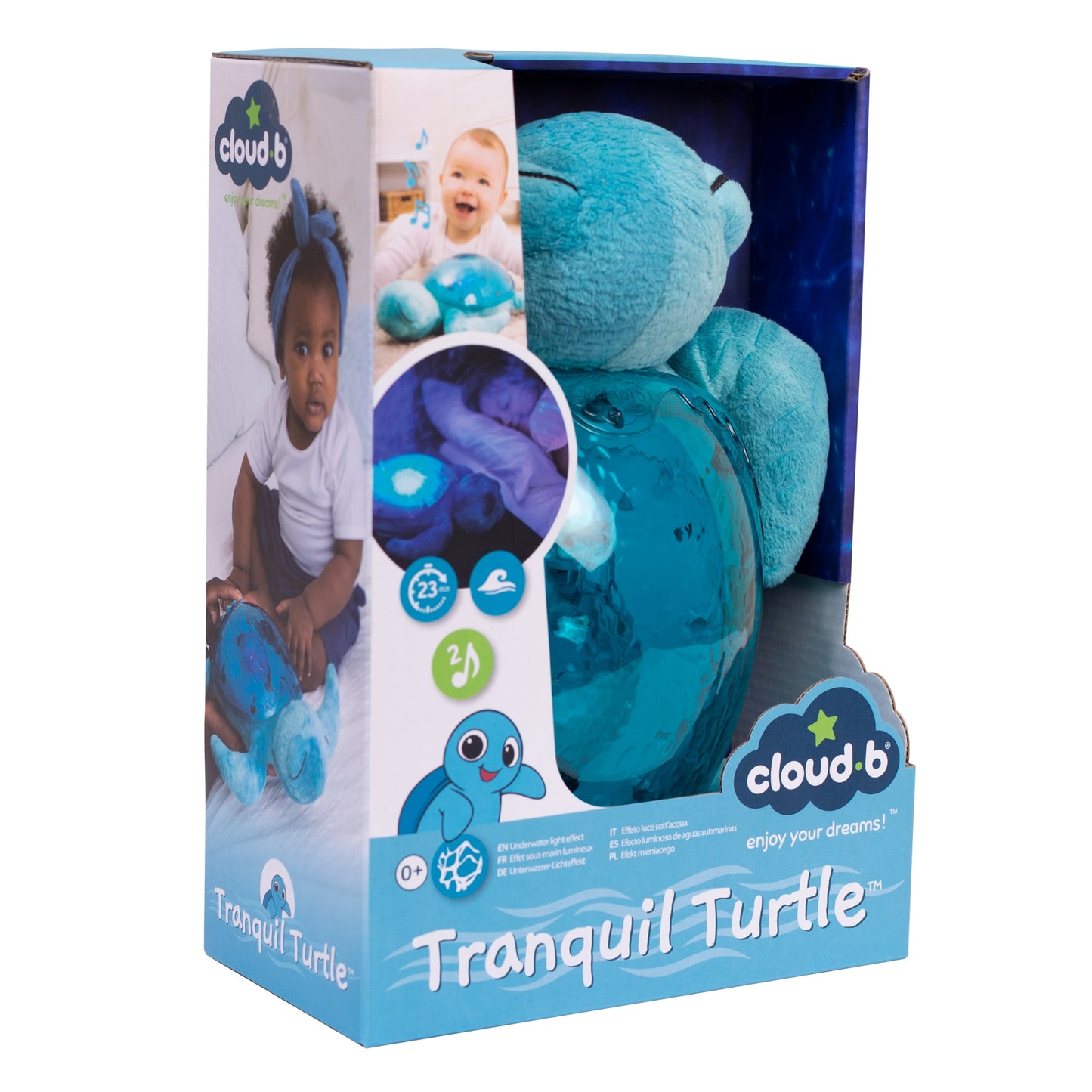 Tranquil Turtle - Soothing Projector Nightlight Aqua-Cloud B-Do-Gree Generations