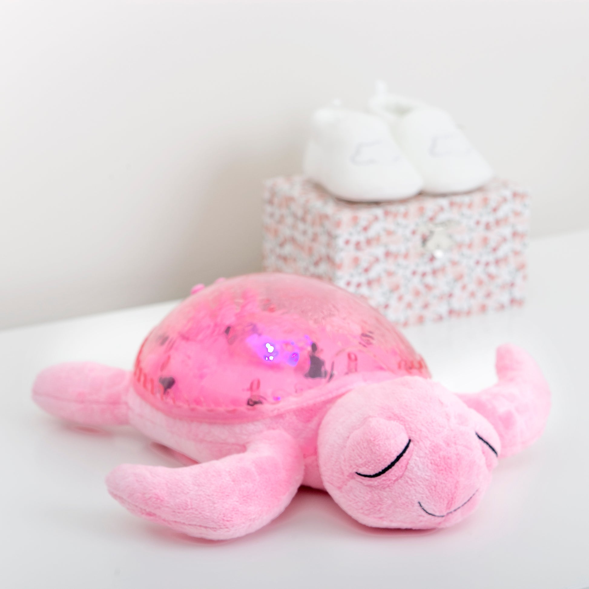 Tranquil Turtle - Soothing Projector Nightlight Pink-Cloud B-Do-Gree Generations