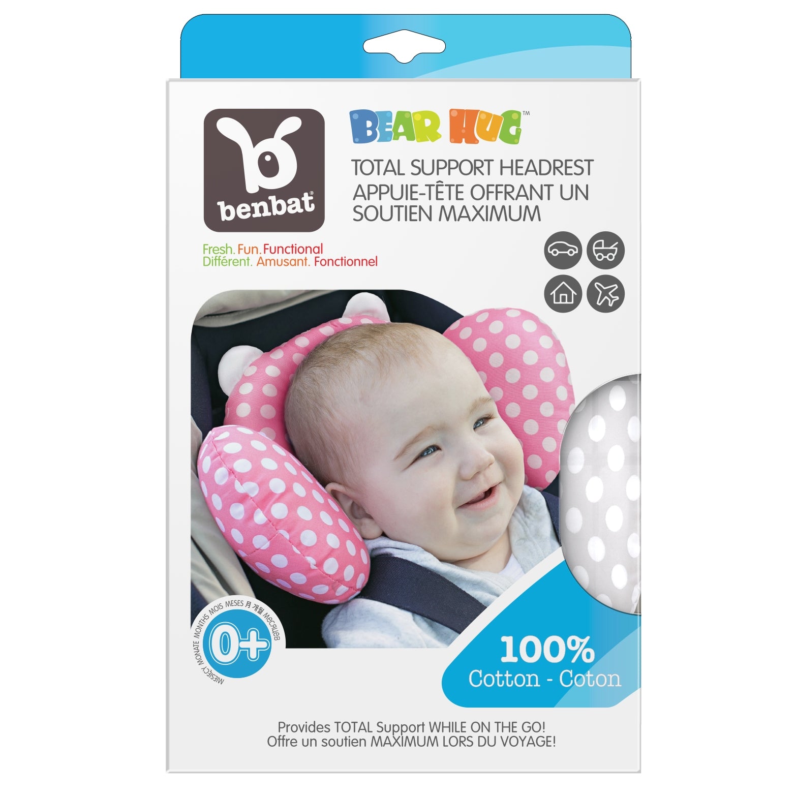 Benbat - Baby Bear Hug Headrest - Around the Crib