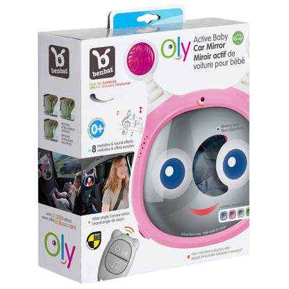 Benbat - Oly Baby Car Mirror Pink - Around the Crib