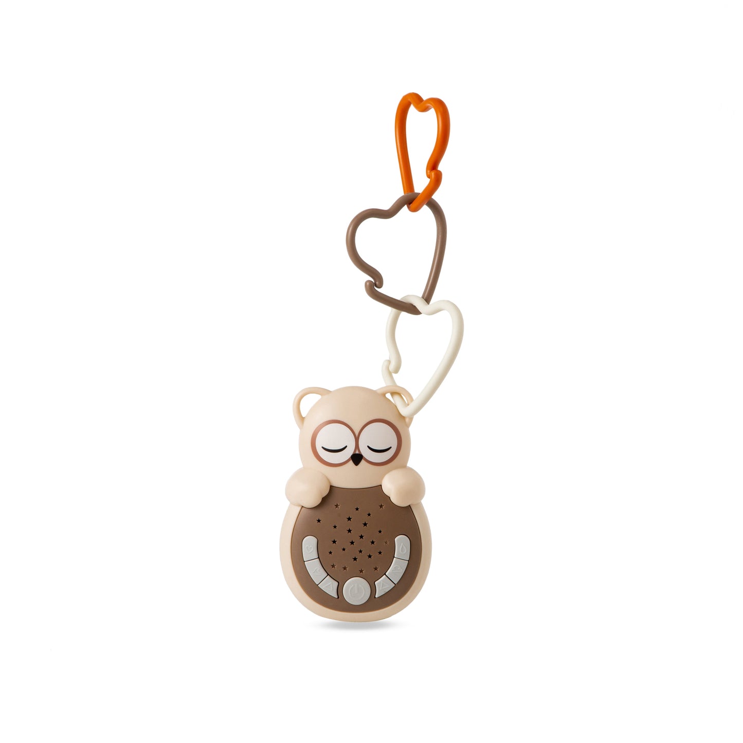 Cloud b -Sweet Dreamz On The Go | Owl Beige Multi-sensory Travelling Soothing Sound Machine