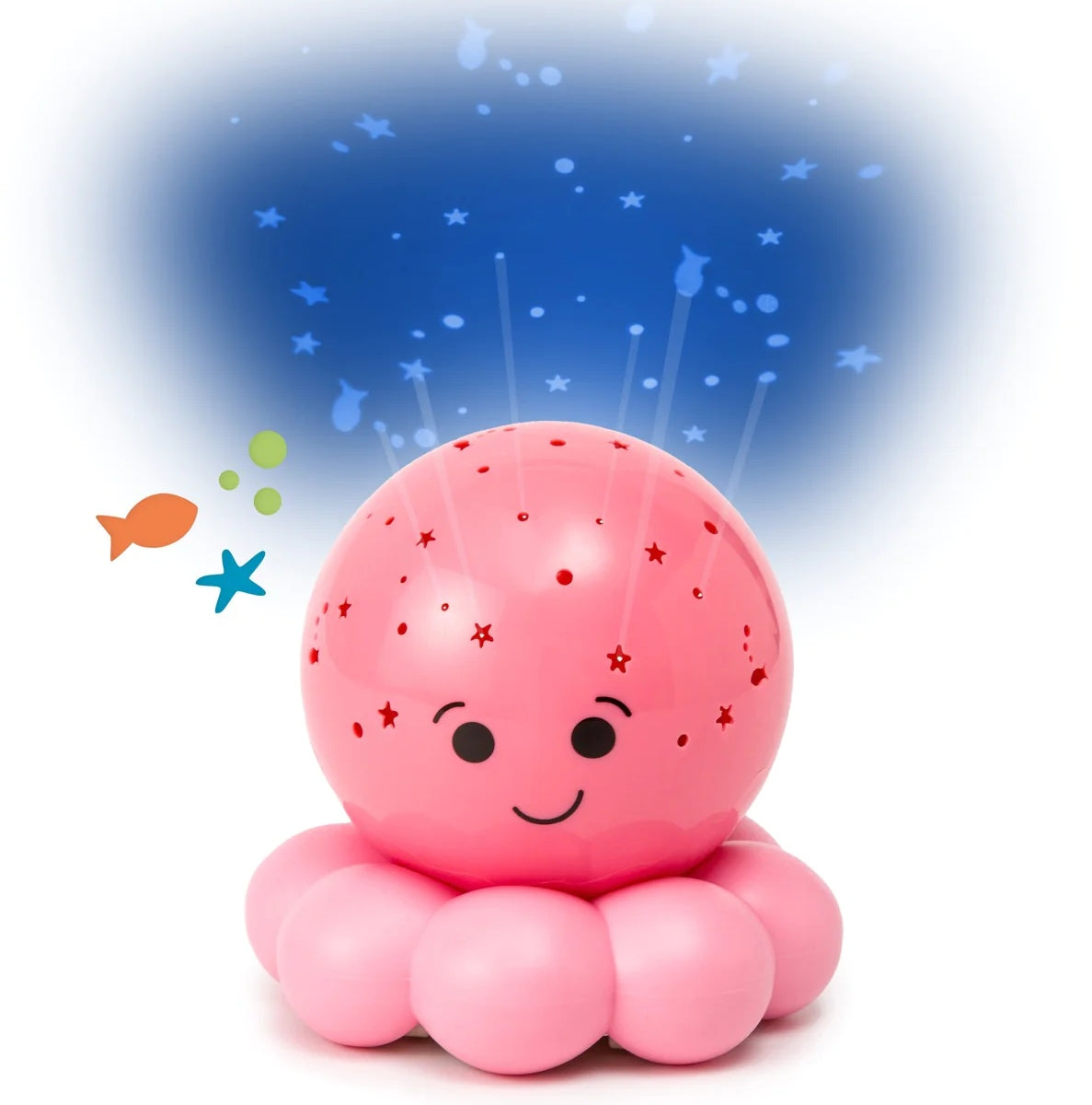 Cloud b -Twinkles To Go Octo | Pink Projecting Night Light