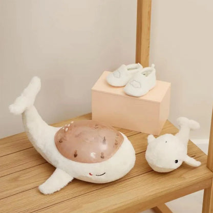 Cloud b -Baleine tranquille | Veilleuse Projecteur Apaisant Blanc