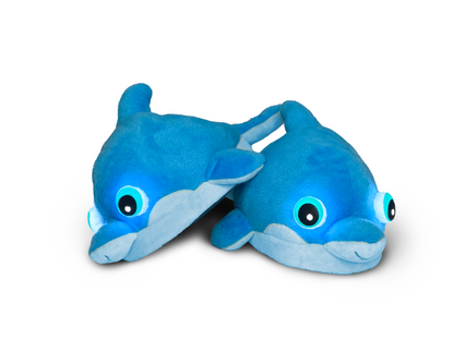 NightBuddies - Dolphin Light-up Slippers - Around the Crib