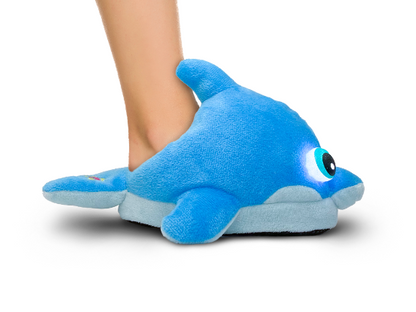 NightBuddies - Dolphin Light-up Slippers - Around the Crib