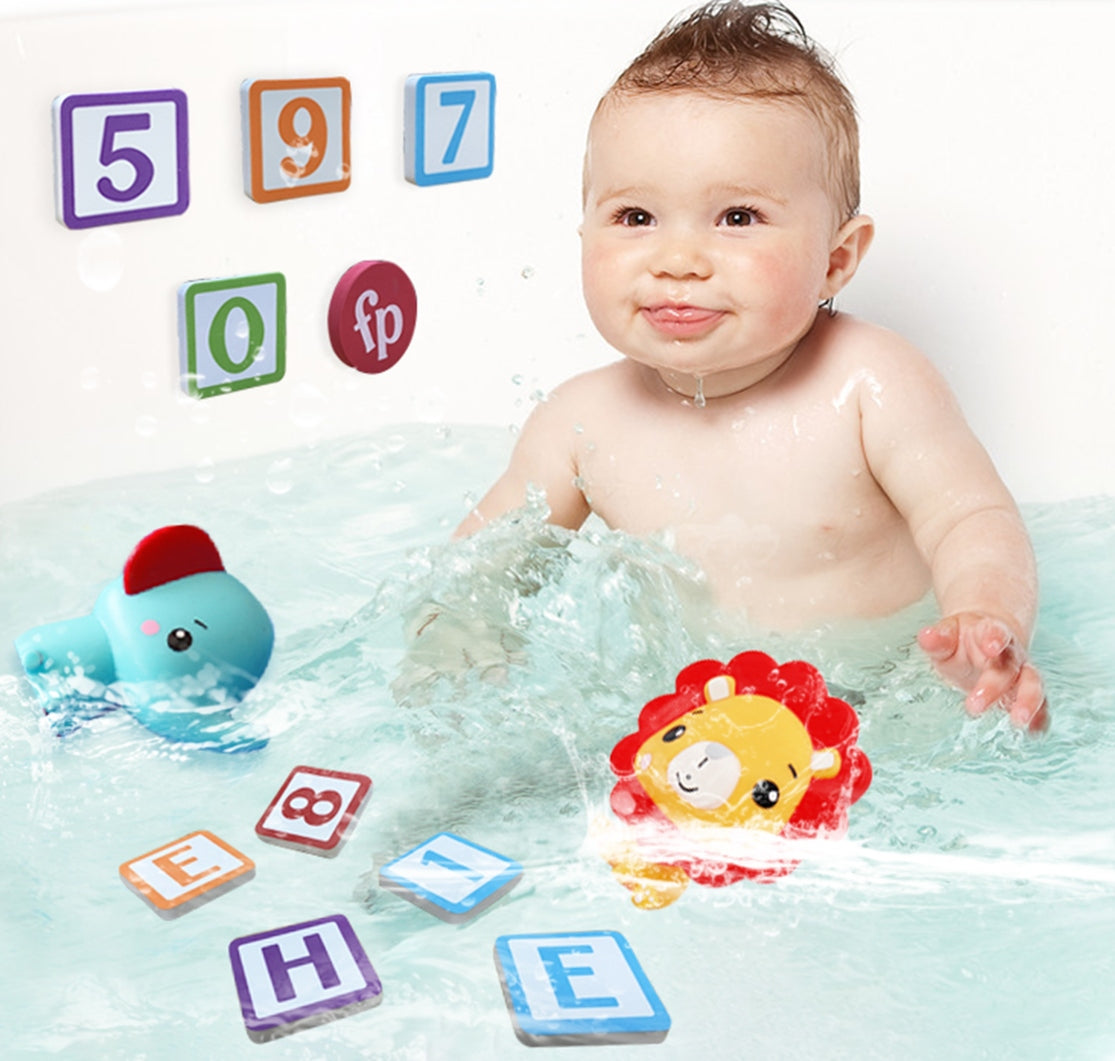 Fisher-Price - Bath Alphabet Stickers & Squirter