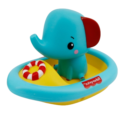 Fisher-Price - Bath Boats With Squiter Elephant