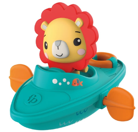 Fisher-Price - Wind Up Bath Boats Lion