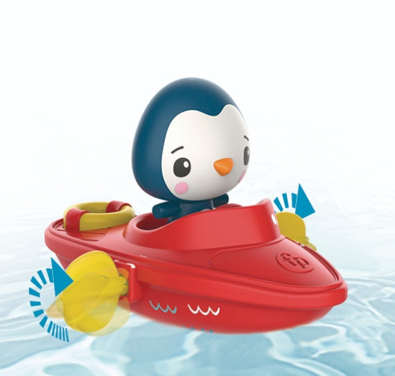 Fisher-Price - Jouet de bain pingouin bateau à pédales à remonter – Do-Gree  Generations