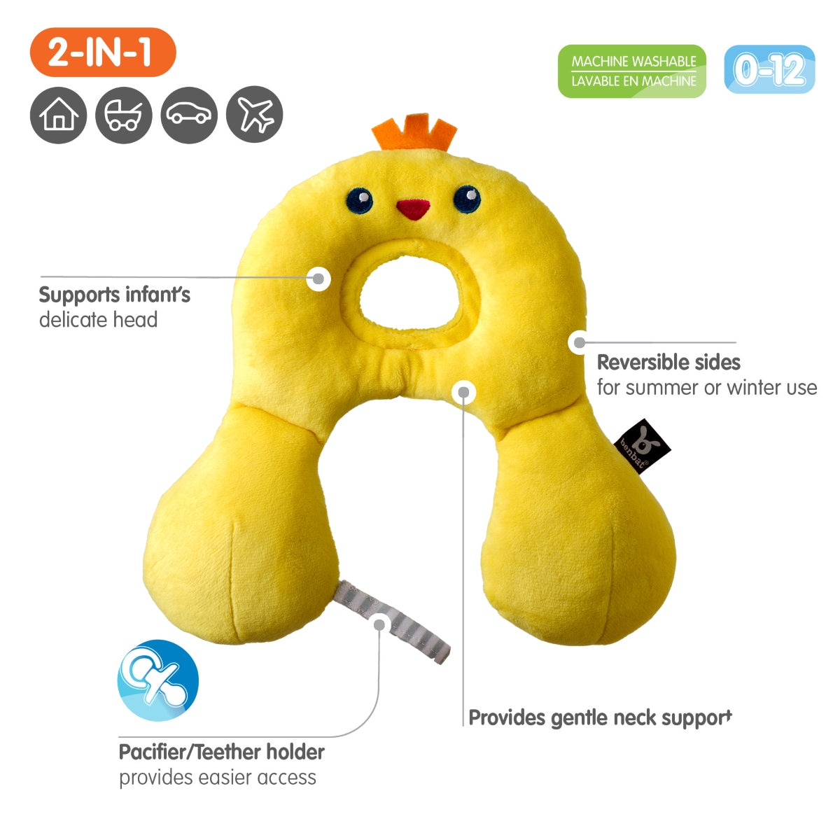 Benbat - Infant Head & Neck Support Chick