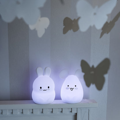 Squishy Night Light - Mallow Pet Bunny - Around the Crib