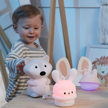 Portable Night Light- Magic Bunny Blush - Around the Crib