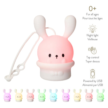 Portable Night Light - Magic Bunny White - Around the Crib