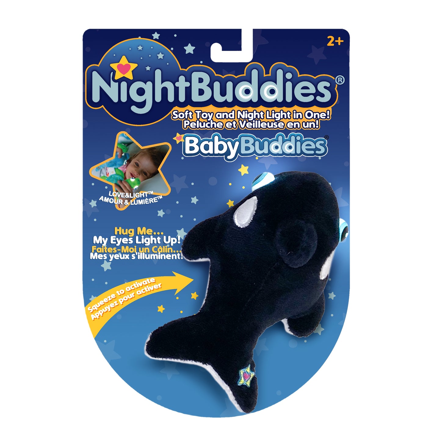 NightBuddies - 5" Plush Orca
