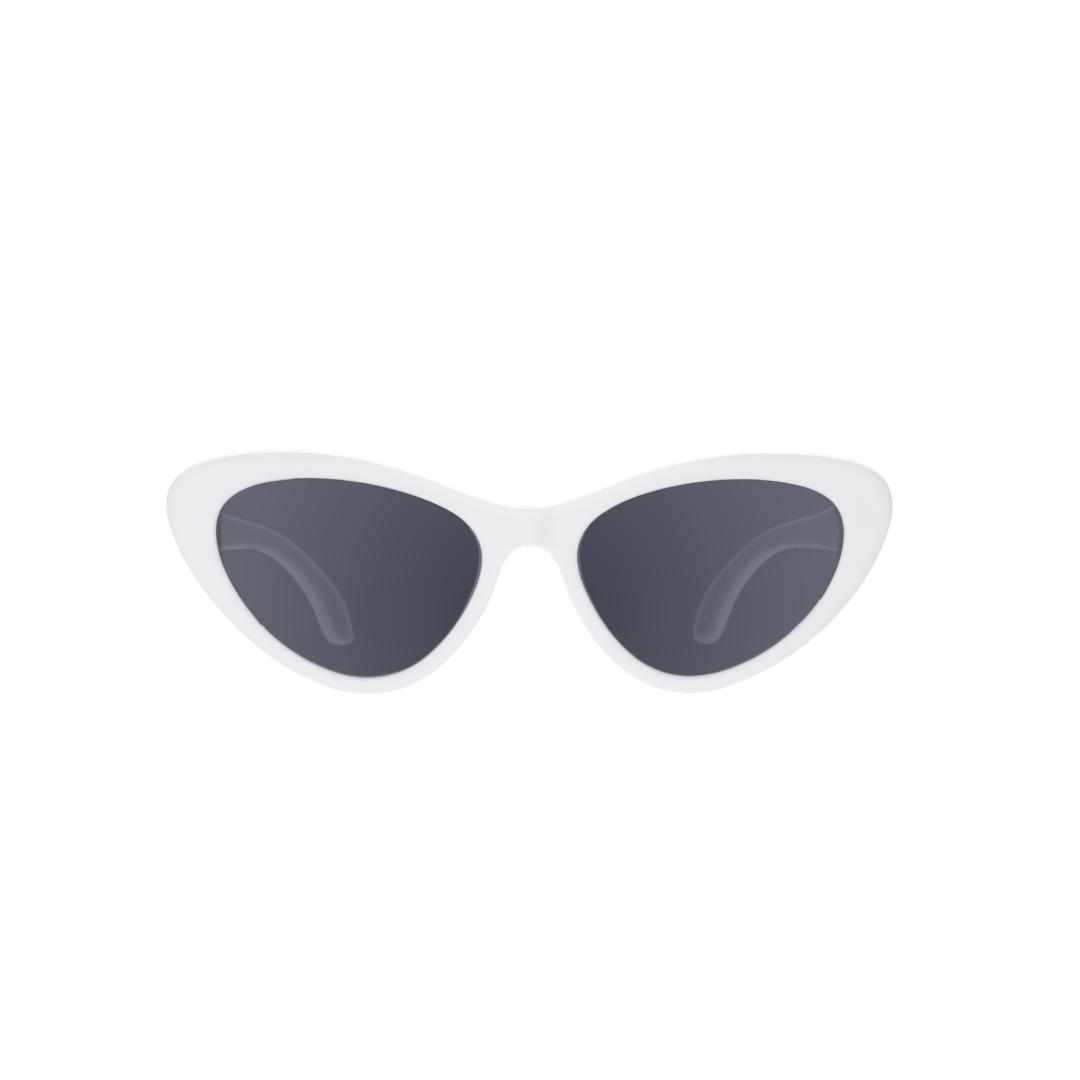 Original Cat-Eye: Wicked White Sunglasses