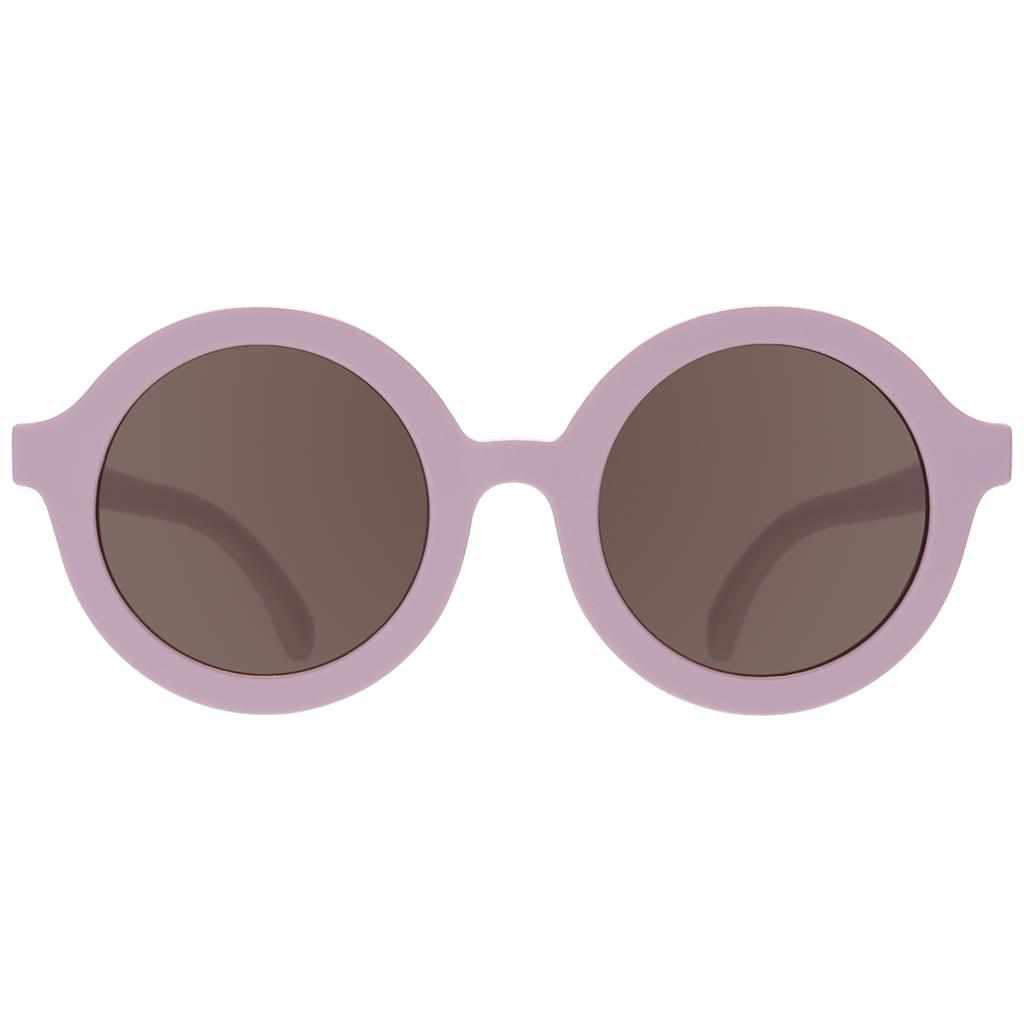 Playfully Plum Euro Round Sunglasses