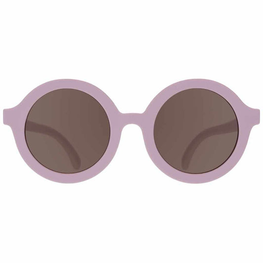 Playfully Plum Euro Round Sunglasses