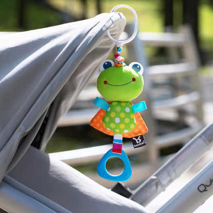 Benbat - Travel Jitters Dazzle Friends Frog - Around the Crib