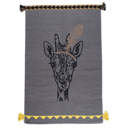 Varanassi - Circus Collection - Giraffe Feather Rug