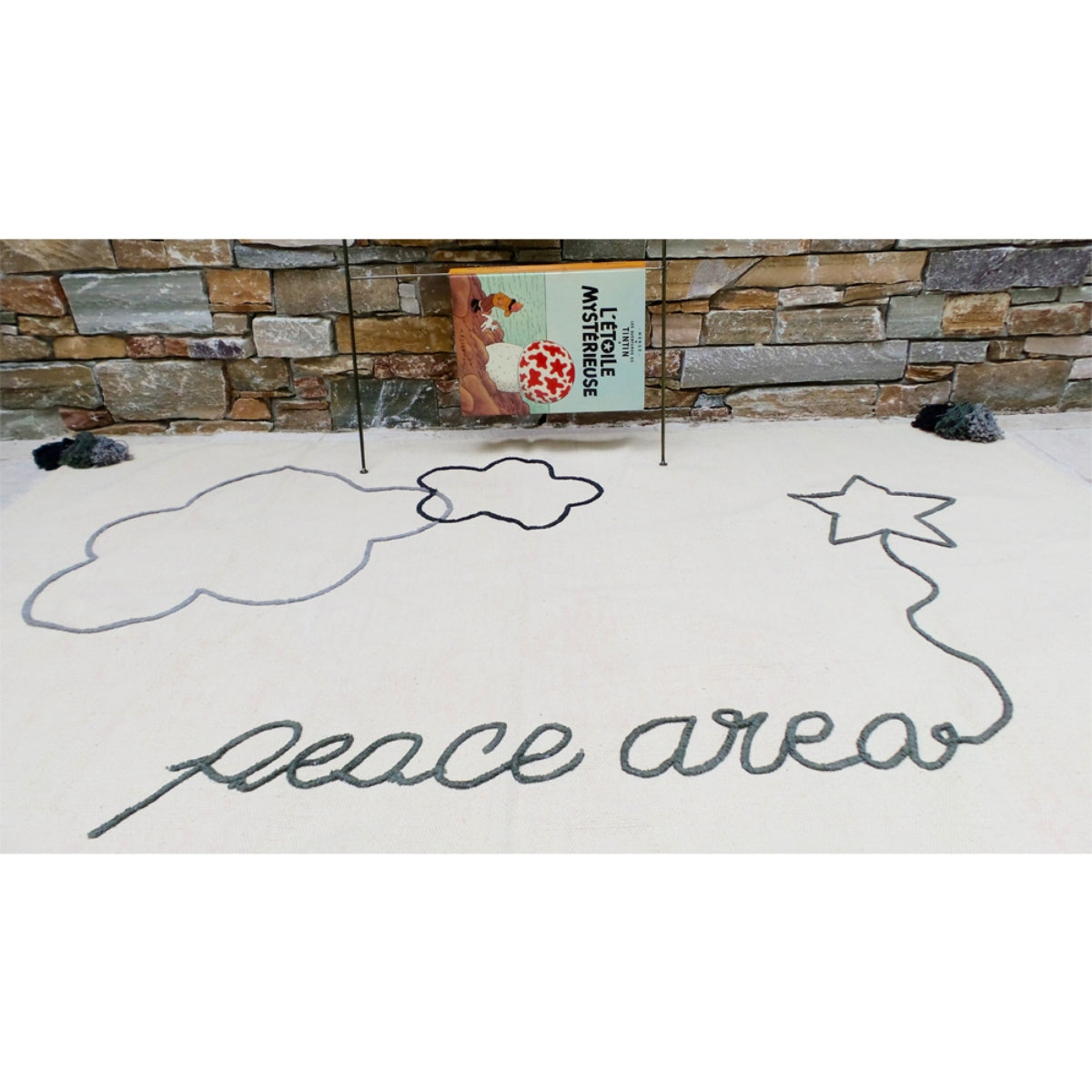 Varanassi - Family Collection - Peace Area Rug - Around the Crib